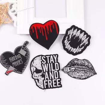 5 шт./упак. плавкая нашивка с вышивкой, утюговые заплатки для одежды, термоклеевые заплатки для курток, джинсов, рюкзак, гладильная заплатка для шитья