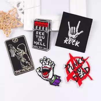 5 шт./упак. плавкая нашивка с вышивкой, утюговые заплатки для одежды, термоклеевые заплатки для курток, джинсов, рюкзак, гладильная заплатка для шитья