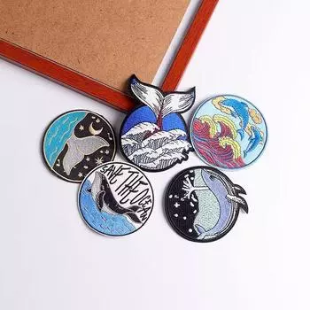 5 шт./упак. плавкая нашивка с вышивкой, утюговые заплатки для одежды, термоклеевые заплатки для курток, джинсов, рюкзак, гладильная заплатка для шитья