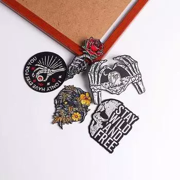 5 шт./упак. плавкая нашивка с вышивкой, утюговые заплатки для одежды, термоклеевые заплатки для курток, джинсов, рюкзак, гладильная заплатка для шитья