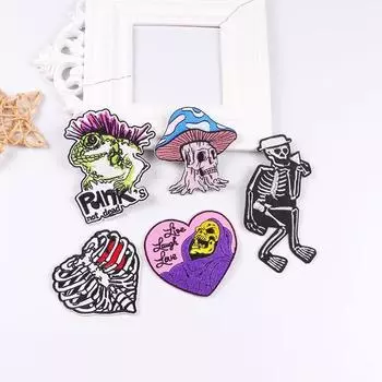 5 шт./упак. плавкая нашивка с вышивкой, утюговые заплатки для одежды, термоклеевые заплатки для курток, джинсов, рюкзак, гладильная заплатка для шитья