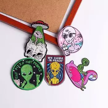 5 шт./упак. плавкая нашивка с вышивкой, утюговые заплатки для одежды, термоклеевые заплатки для курток, джинсов, рюкзак, гладильная заплатка для шитья