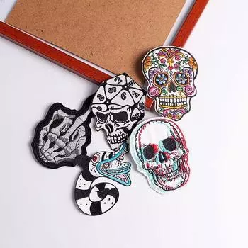 5 шт./упак. плавкая нашивка с вышивкой, утюговые заплатки для одежды, термоклеевые заплатки для курток, джинсов, рюкзак, гладильная заплатка для шитья