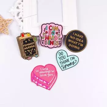 5 шт./упак. плавкая нашивка с вышивкой, утюговые заплатки для одежды, термоклеевые заплатки для курток, джинсов, рюкзак, гладильная заплатка для шитья