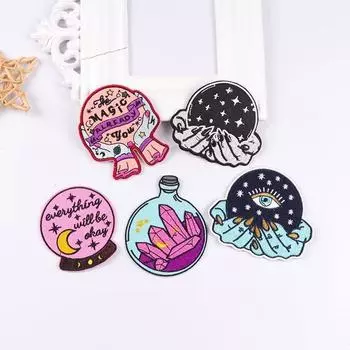 5 шт./упак. плавкая нашивка с вышивкой, утюговые заплатки для одежды, термоклеевые заплатки для курток, джинсов, рюкзак, гладильная заплатка для шитья