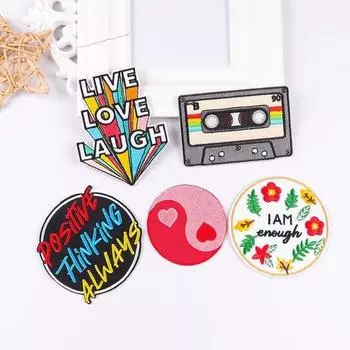 5 шт./упак. плавкая нашивка с вышивкой, утюговые заплатки для одежды, термоклеевые заплатки для курток, джинсов, рюкзак, гладильная заплатка для шитья