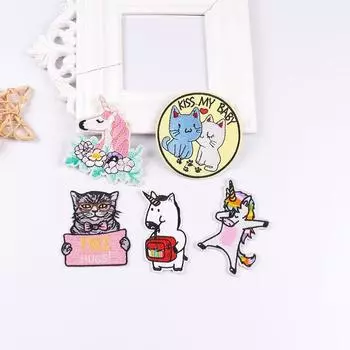 5 шт./упак. плавкая нашивка с вышивкой, утюговые заплатки для одежды, термоклеевые заплатки для курток, джинсов, рюкзак, гладильная заплатка для шитья