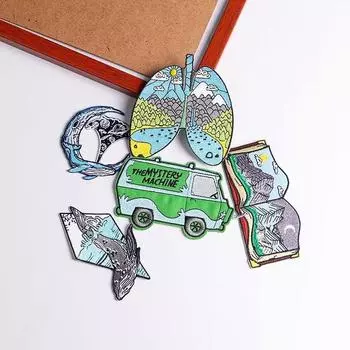 5 шт./упак. плавкая нашивка с вышивкой, утюговые заплатки для одежды, термоклеевые заплатки для курток, джинсов, рюкзак, гладильная заплатка для шитья