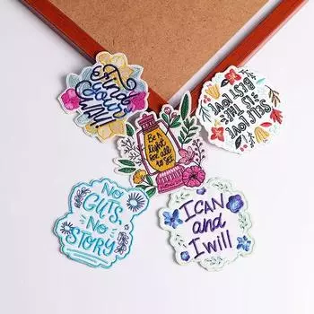 5 шт./упак. плавкая нашивка с вышивкой, утюговые заплатки для одежды, термоклеевые заплатки для курток, джинсов, рюкзак, гладильная заплатка для шитья