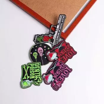 5 шт./упак. плавкая нашивка с вышивкой, утюговые заплатки для одежды, термоклеевые заплатки для курток, джинсов, рюкзак, гладильная заплатка для шитья