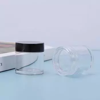 5 шт./упак. PS пластиковый косметический дозатор для крема, футляр для пудры для бровей, тени для век, лосьон, прозрачный