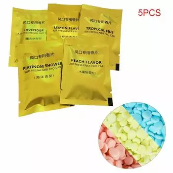 5 шт./упак. сменные аксессуары освежитель воздуха автомобильные твердые духи таблетки автомобильные духи ароматизатор часть Colognes