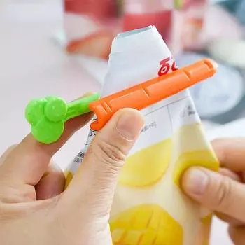 5 шт., уплотнительные зажимы для пакетов для еды, в форме моркови, кухонный органайзер для хранения свежести, уплотнительные зажимы для холодильника, зажимы для сумок для хранения хлеба и закусок 5pcs