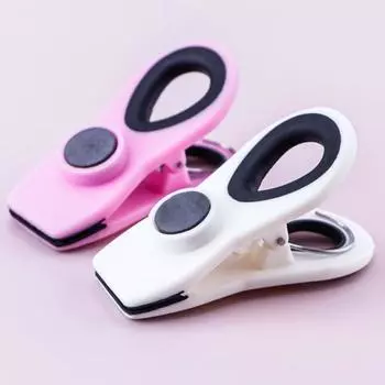 5 шт., уплотнительный зажим, магнит на холодильник, влагозащищенный мешок для закусок, хлеба, уплотнительный зажим для консервации еды, герметик, кухонные принадлежности белый