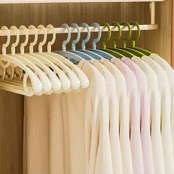 5 шт., утолщенная нескользящая вешалка для одежды для взрослых с широкими плечами, бытовая вешалка для одежды, сушилка для одежды, пластиковая вешалка для одежды