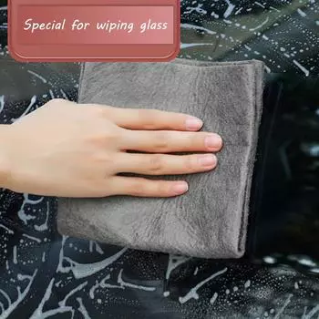 5 шт. утолщенная салфетка для чистки Magic Glass из микроволокна, салфетка для протирки стекол автомобиля, кухонное полотенце для чистки 20x25