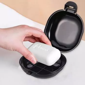 5 шт. Водонепроницаемая мыльница Портативный дорожный контейнер для ванной комнаты Пластиковая тарелка Домашний кейс Герметичная съемная крышка Анти-