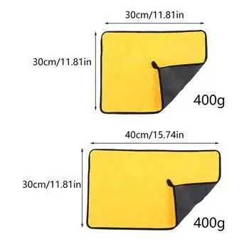 5 шт. в упаковке, мягкие впитывающие полотенца из кораллового флиса для мытья автомобиля