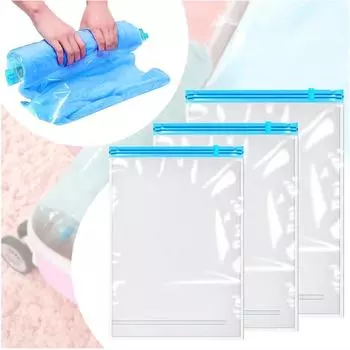 5 шт. вакуумный мешок для хранения складные сжатые сумки для экономии места для хранения одежды одеяла большой размер дорожные аксессуары для хранения S(35*50CM)-1PCS