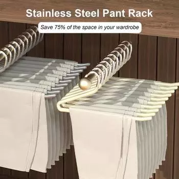 5 шт. вешалка для брюк, сверхмощный компактный шарф в форме гуся, юбка для брюк, держатель для хранения одежды, товары для дома