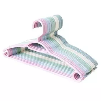 5 шт. вешалка для одежды бытовая вешалка нескользящая пластиковая вешалка многофункциональный бесшовный подвесной органайзер для одежды 5PCS розовый