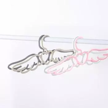 5 шт. вешалка для одежды, милая бесследная организация одежды, форма крыльев ангела, вешалка для одежды, товары для дома белый