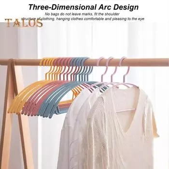 5 шт. вешалка для одежды Нескользящие полоски сухая одежда эргономичные прочные брюки платье вешалка для белья товары для дома серый