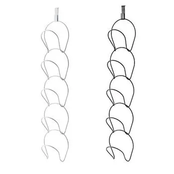 5 шт. вешалка для шляп, железная штамповка, многослойная многофункциональная компактная вешалка для шляп, держатель чёрный