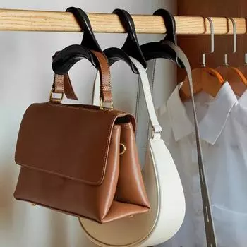 5 шт. вешалка для сумок, многофункциональная вешалка для сумочек, арочная форма, шарф, шляпа, ремень, органайзер, держатель для домашнего гардероба серый