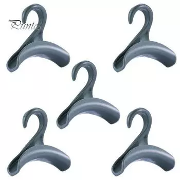 5 шт. вешалка для сумок, многофункциональная вешалка для сумочек, арочная форма, шарф, шляпа, ремень, органайзер, держатель для домашнего гардероба серый