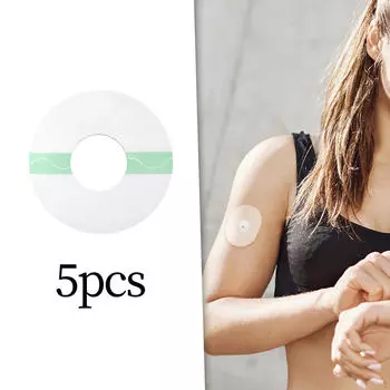 5 шт., водонепроницаемые патчи Freestyle Libre, долговечная лента Cgm Overpatch, гибкие чехлы Round