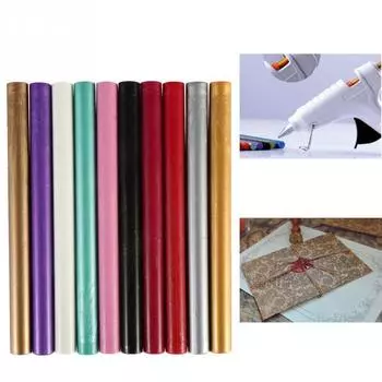 5 шт., восковые палочки, пригласительные запечатывающие открытки на день рождения, свадьбу бронзовый