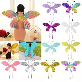 5 шт. воздушные шары с крыльями, креативные воздушные шары без утечек, изысканные антидеформированные легкие декоративные алюминиевые пленки, детские воздушные шары с крыльями бабочки, товары для вечеринок