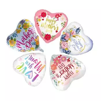 5 шт. воздушный шар из фольги для мамы «Я люблю тебя есть мама» воздушный шар в форме сердца подарок на день матери для взрослых украшение на день рождения