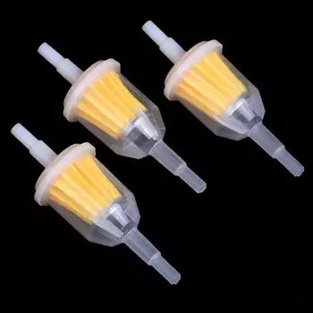 5 шт. встроенный газовый/топливный фильтр 6–8 мм 1/4 дюйма для масляного фильтра двигателя авто мотоцикла