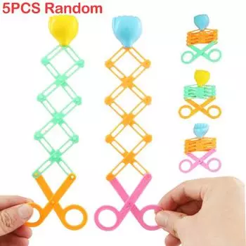 5 шт. выдвижной кулак-шутер, игрушка-трюк, забавная, креативная, классическая, ностальгическая, волшебная, пластиковая, детская, праздничная, подарочная OneSize