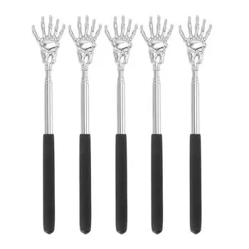 5 шт. выдвижной массажер для спины из нержавеющей стали телескопический портативный выдвижной чесалочный аппарат для спины