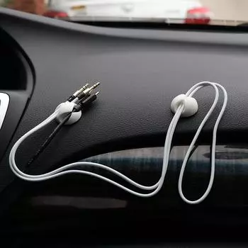 5 шт. высококачественный автомобильный зажим для проводов, фиксатор, органайзер, черный цвет, зажим, держатель для кабеля, компьютерный USB-фиксатор