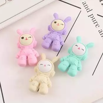 5 шт. забавный космический кролик ластик мини новинка канцелярские школьные принадлежности животные ластики офис 5Pcs