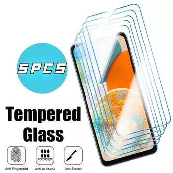 5 шт. закаленное стекло для Samsung Galaxy A52 A10 A20 A21 A30 A40 A50 A70 A71 A72 A12 A22 A32 A31 A41 A51 A6 A7 A8 Защитная пленка для экрана 5PCS Tempered Glass