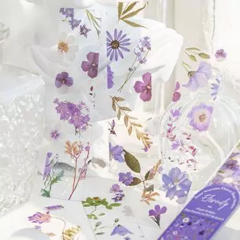 5 шт. закладка для книг Four Seasons Flower Travel Series из ПВХ, полупрозрачная закладка для чтения, ретро-маркер для страниц книг, канцелярские принадлежности