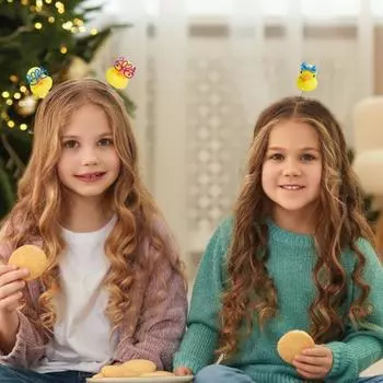 5 шт. заколки для волос мультяшная утка капибара декор флокированный материал пружинный дизайн заколки для волос аксессуары для волос C