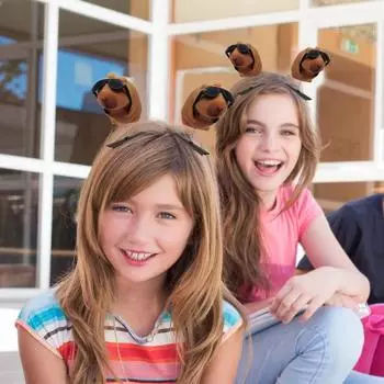 5 шт. заколок для волос мультяшная кукла капибара в солнцезащитных очках весенние заколки для волос декоративные волосы 5pcs