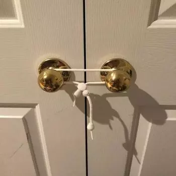 5 шт. защищают детей, легкие, хорошее широкое применение, защитные веревки для безопасности шкафа, веревки для замка мебели белый