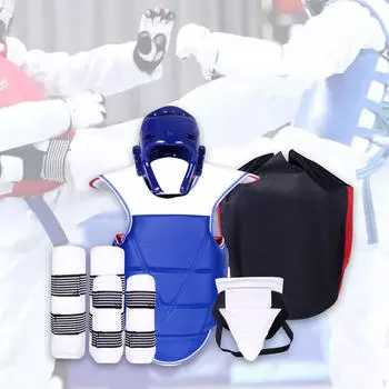 5 шт. защита для бокса, каратэ, спарринг-снаряжение, защита для тхэквондо, Муай Тай для домашнего спортзала L and Women