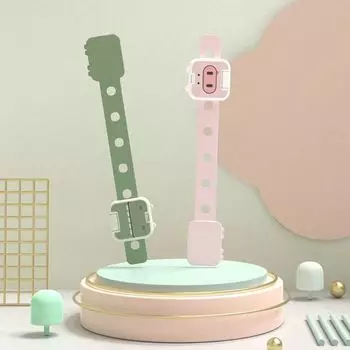 5 шт. Защитная Детская Безопасность Замок Противооткрывающийся Холодильник Защитная Пряжка Холодильник розовый