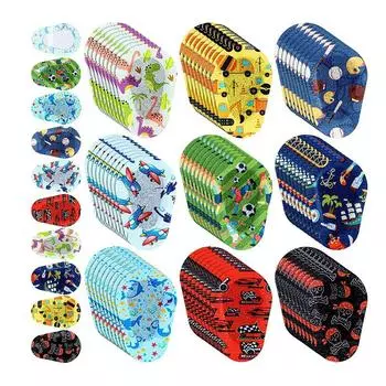 5 шт. защитная повязка для глаз для детей, девочек и мальчиков, уход за зрением, амблиопия, клейкая повязка для глаз, медицинская стерильная повязка для глаз