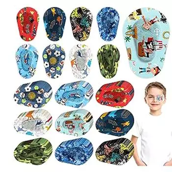 5 шт. защитная повязка для глаз для детей, девочек и мальчиков, уход за зрением, амблиопия, клейкая повязка для глаз, медицинская стерильная повязка для глаз