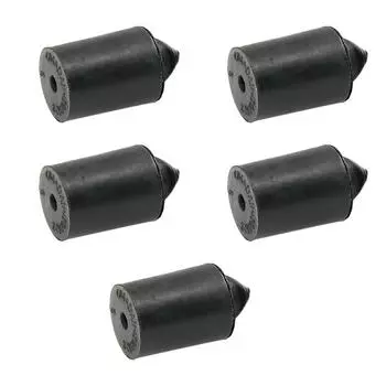 5 шт. Защитная резиновая накладка на крышку багажника автомобиля, бампер капота, буфер для Nissan, аксессуары для автомобиля, защитные демпферы крышки CHINA