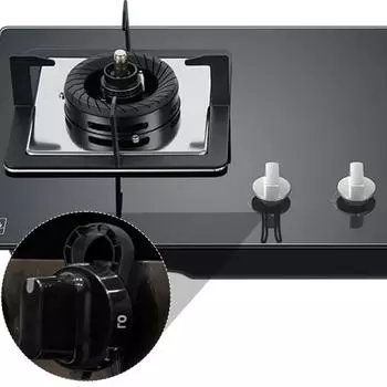 5 шт. Защитные крышки для ручек газовой плиты, замки для защиты от детей, простая установка, кухня 5pcs чёрный